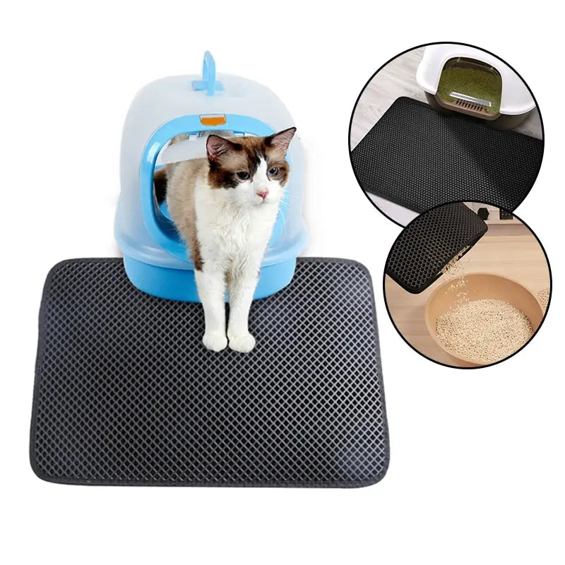 Ameria™ Waterproof Double-Layer Cat Litter Mat