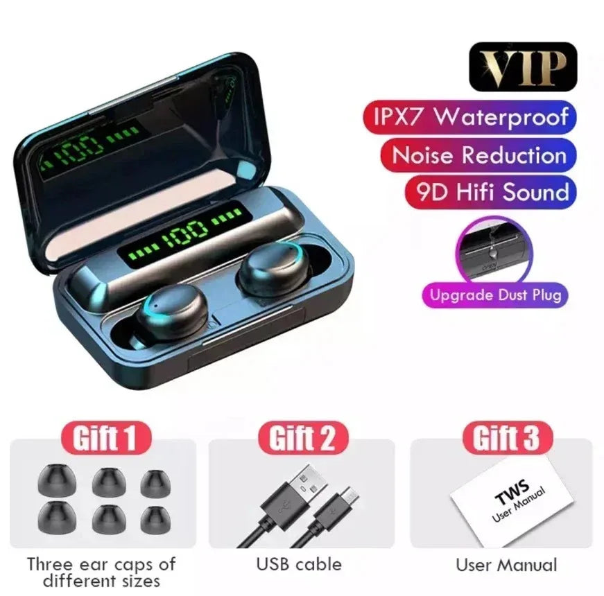 Ameria™ F9-5 TWS Wireless Earbuds