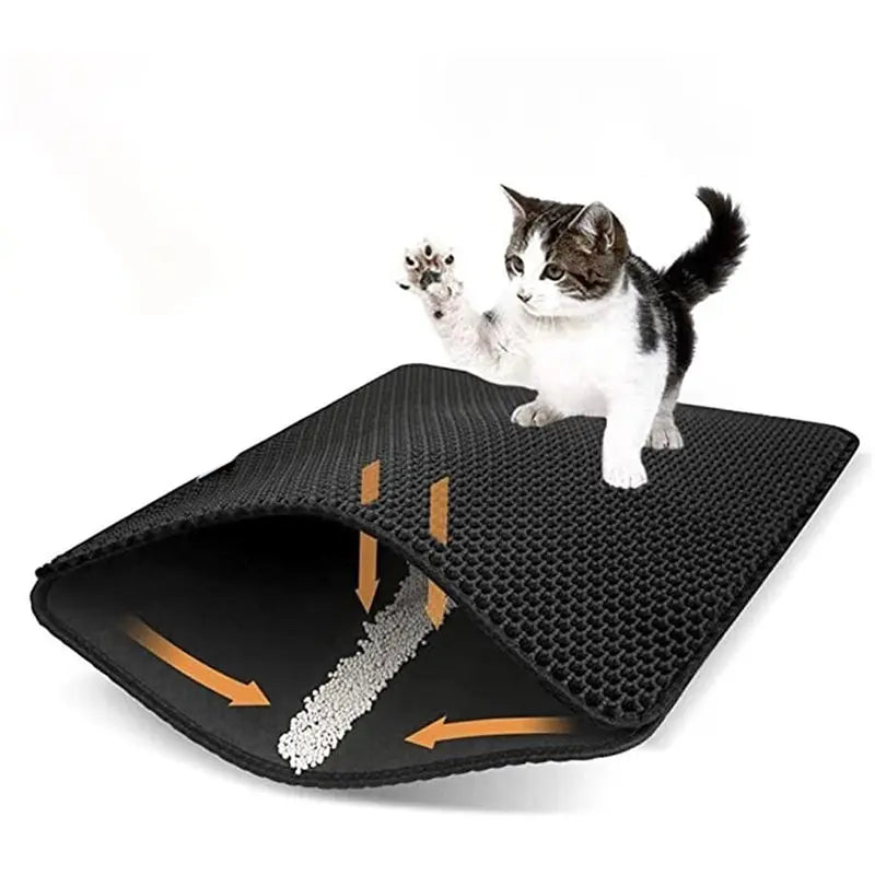 Ameria™ Waterproof Double-Layer Cat Litter Mat